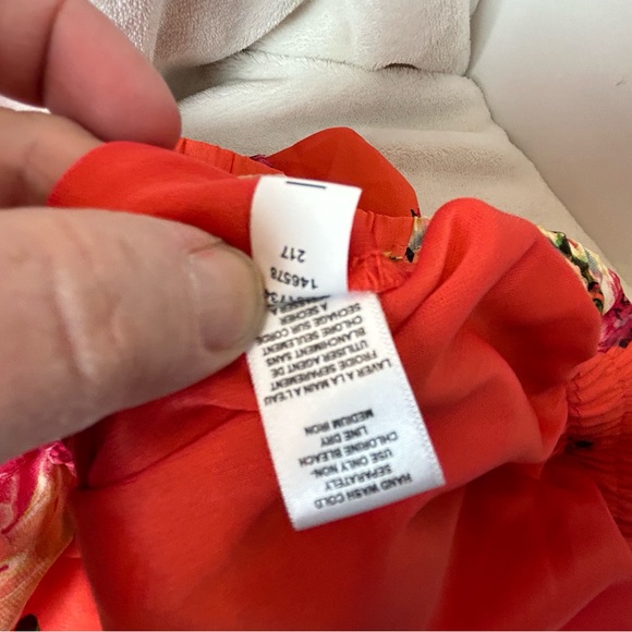 Flint & Moss‎ New York Orange Floral Mini Skirt Medium NWT - Picture 13 of 13